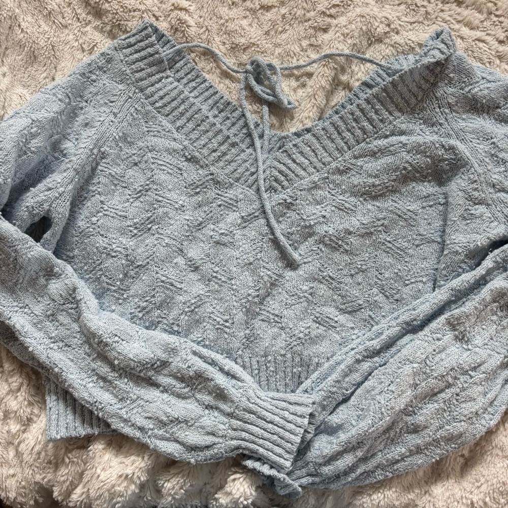 Altar’d State Light Blue Knit Sweater